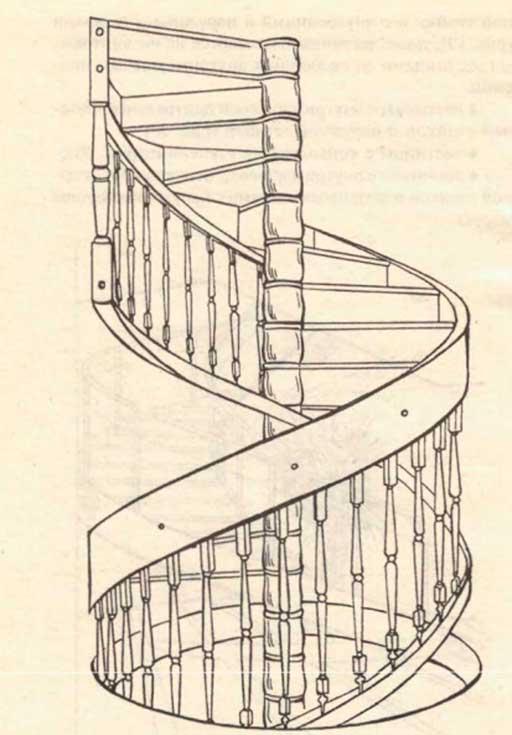 Винтовые лестницы с консольными ступенями