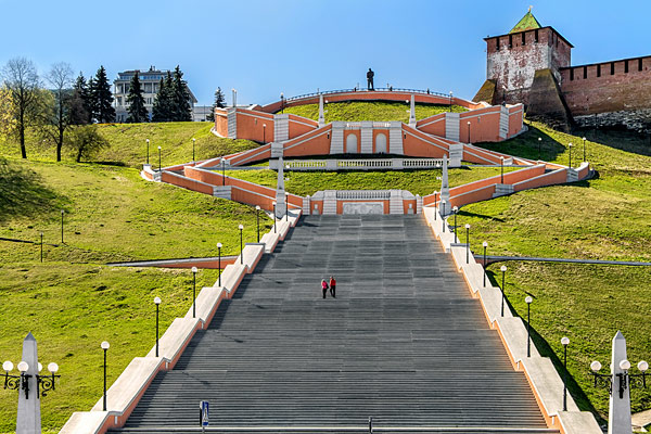 Чкаловская лестница в Нижнем Новгороде