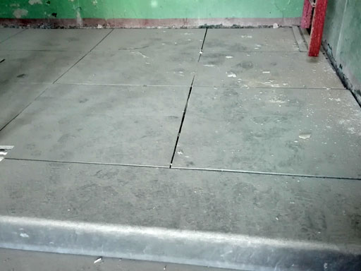 Ремонт бетонной лестницы предприятия Химволокно