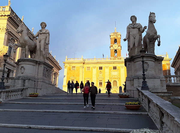 Кордоната – лестница Микеланджело в Риме