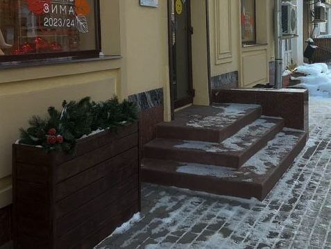 Облицовка уличной лестницы в Твери примеры выполненных работ в 2023 году