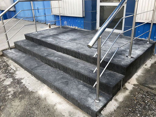Облицовка ступеней бетонной лестницы на улице пошагово