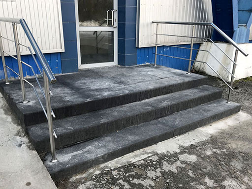 Облицовка ступеней бетонной лестницы на улице пошагово