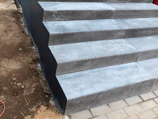 Ремонт бетонной лестницы дома в Царицыно