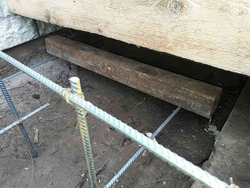 Облицовка двухмаршевой лестницы бетонного крыльца