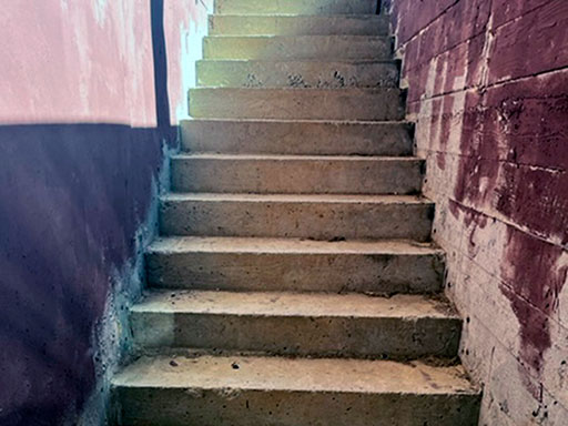 Облицовка лестницы крыльца дома в Глазково