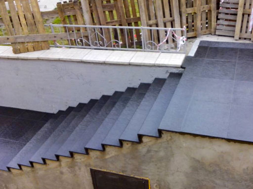 Ремонт лестницы из бетона пошагово