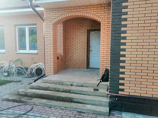 Облицовка бетонной лестницы в Краснознаменске