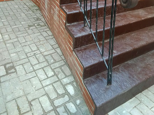 Лестница на крыльцо дома в Куркино