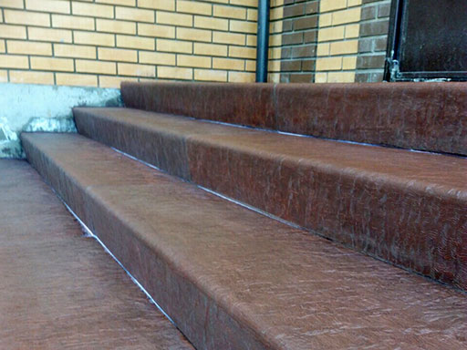 Облицовка уличной бетонной лестницы в Лапино пошагово