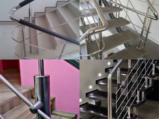 Монтаж лестниц из нержавеющей стали