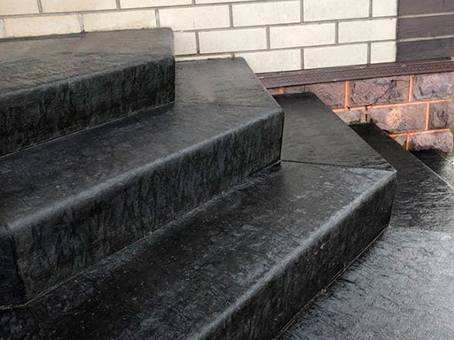 Отделка наружных лестниц из бетона по технологии C3
