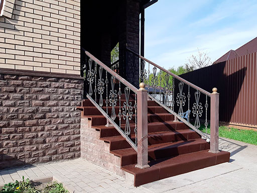 Лестницы наружные к частному дому в Люберцах