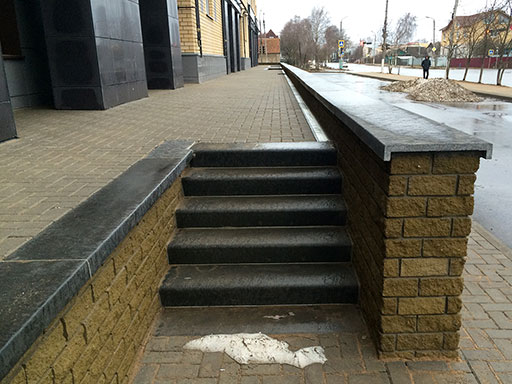 Накладки на бетонные ступени для облицовки лестницы 