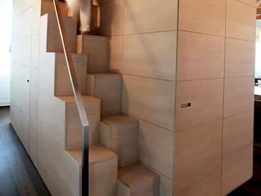 Монтаж и облицовка лестницы в небольших помещениях