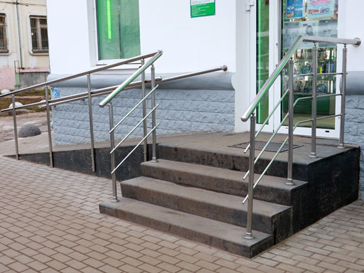 Облицовка бетонной лестницы по технологии C3