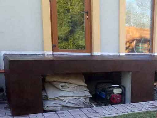 Монтаж бетонного крыльца в деревне Поджигородово 