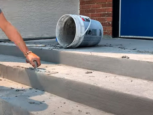 Ремонт ступеней бетонной лестницы своими руками