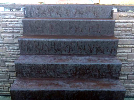 Облицовка бетонных лестниц накладками и плитами C3 