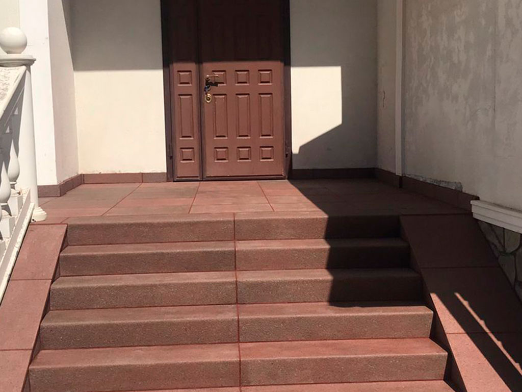 Ремонт бетонной лестницы дома в Зеленограде